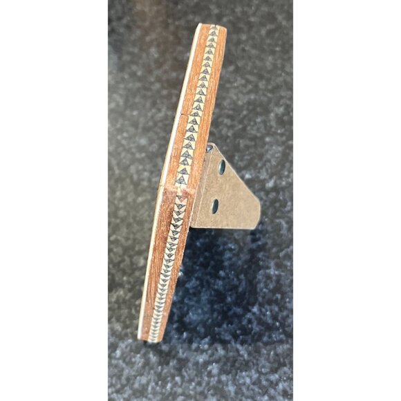 Handmade Painting Micro Mosaic Indo Persian Moorish Art Inlaid Wood Marquetry - Picture 4 of 6